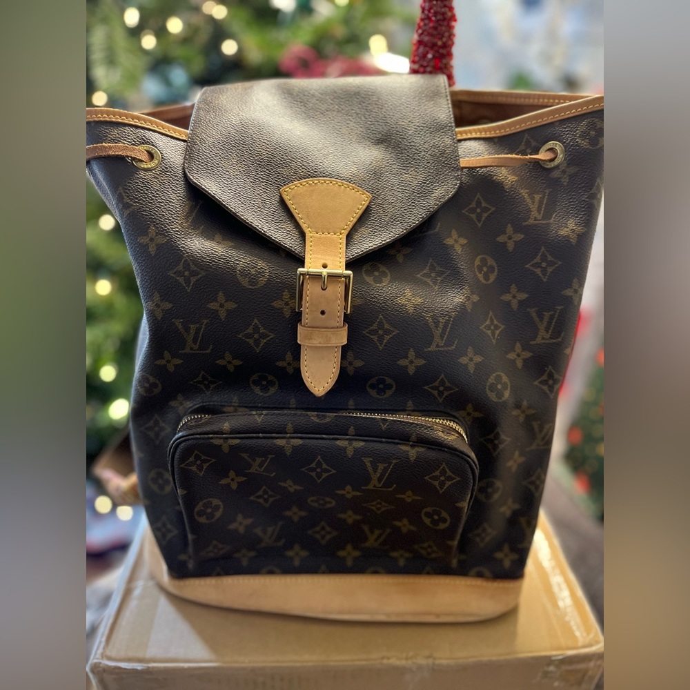 Louis Vuitton Men’s Monogram Montsouris GM Backpack.